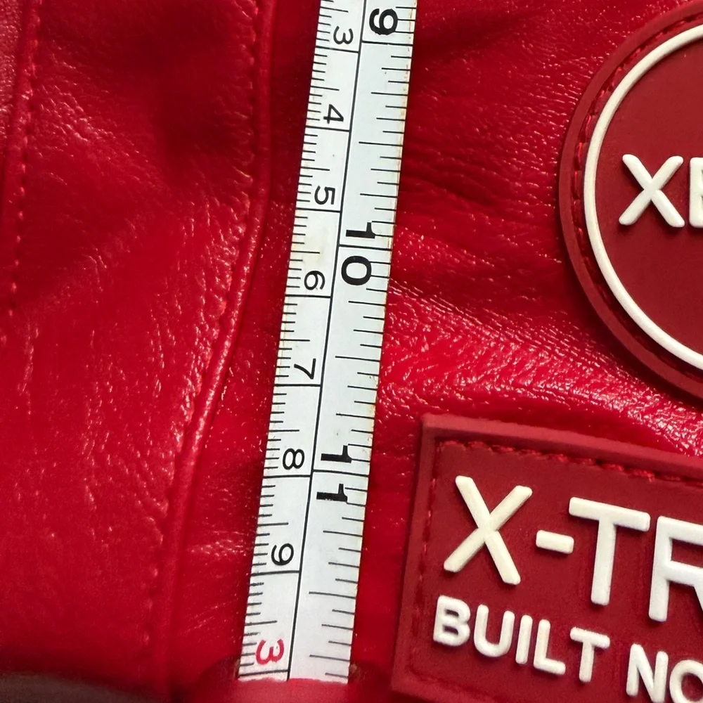 Red XBNB Leather PU gym Bag